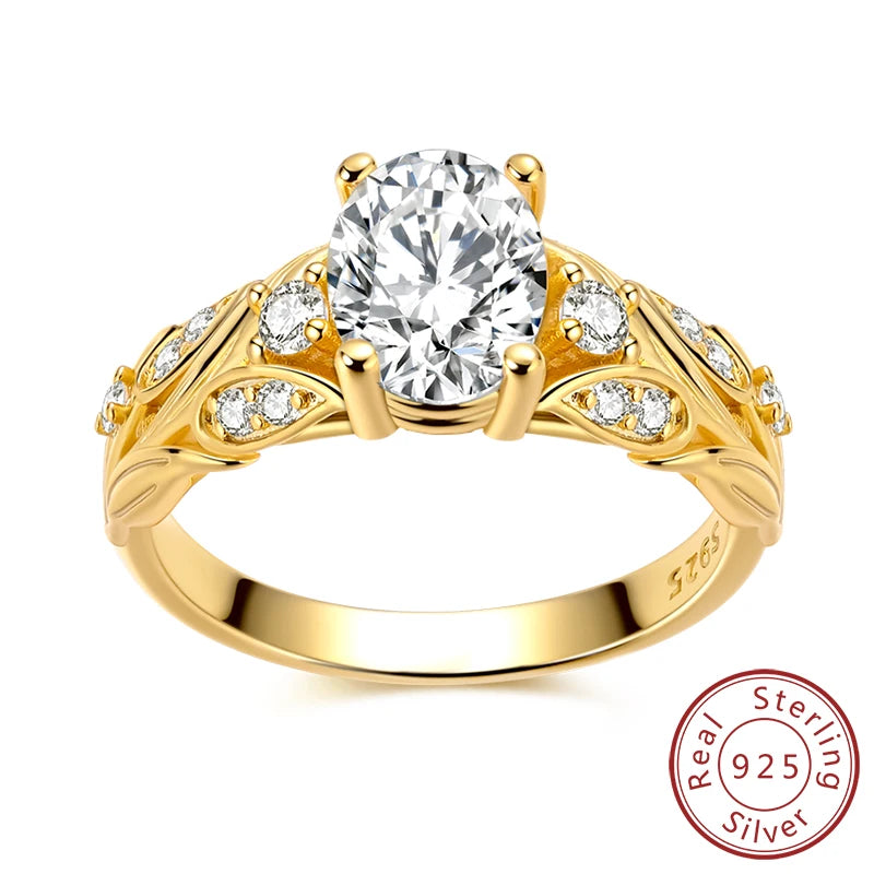 Rings 925 Sterling Silver Gold Star Moon Heart Watch Firefly Ring Adjustable Ring for Original Women Girl Fashion Jewelry Gifts