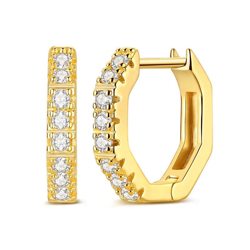 עגילי משושה