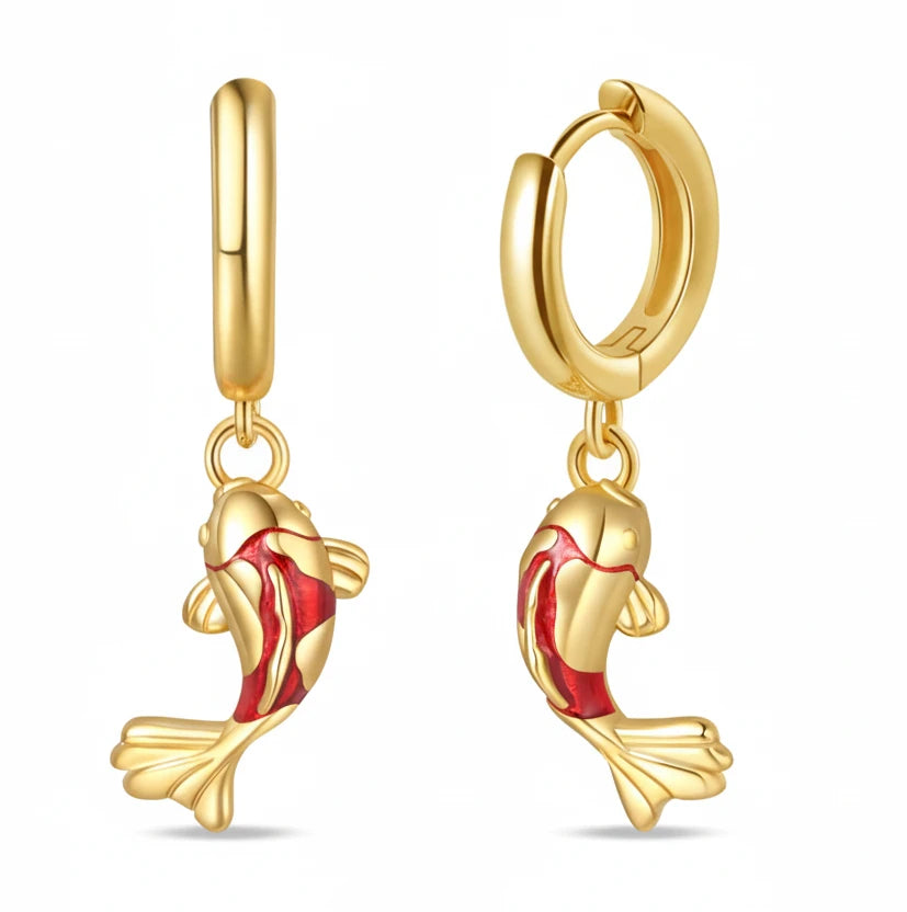 עגילי דג זהב