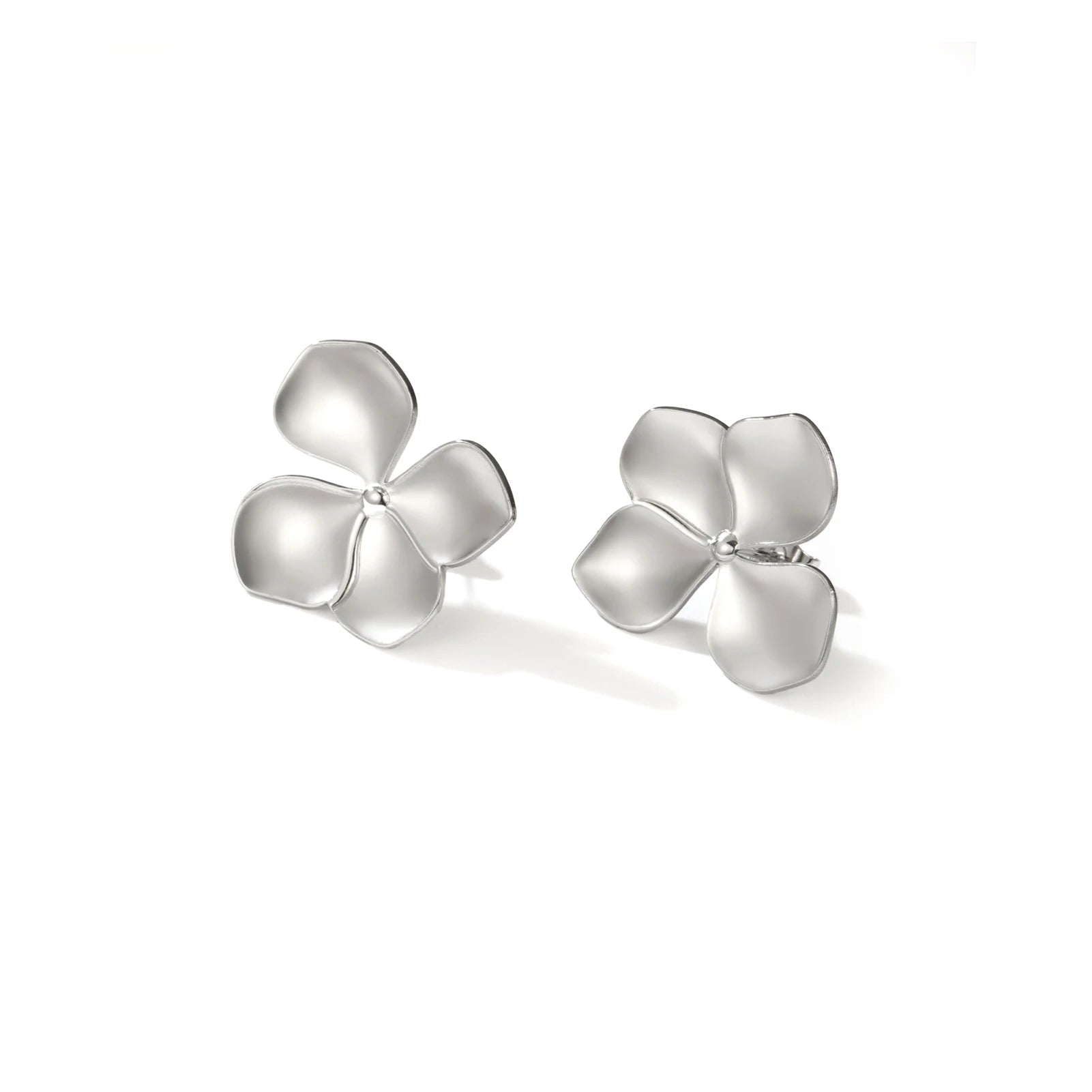 Unift וינטג' מתכת פרח עגילים לנשים בוהמי זהב צבע נירוסטה עגיל הצהרה אופנתי פשוט תכשיטים