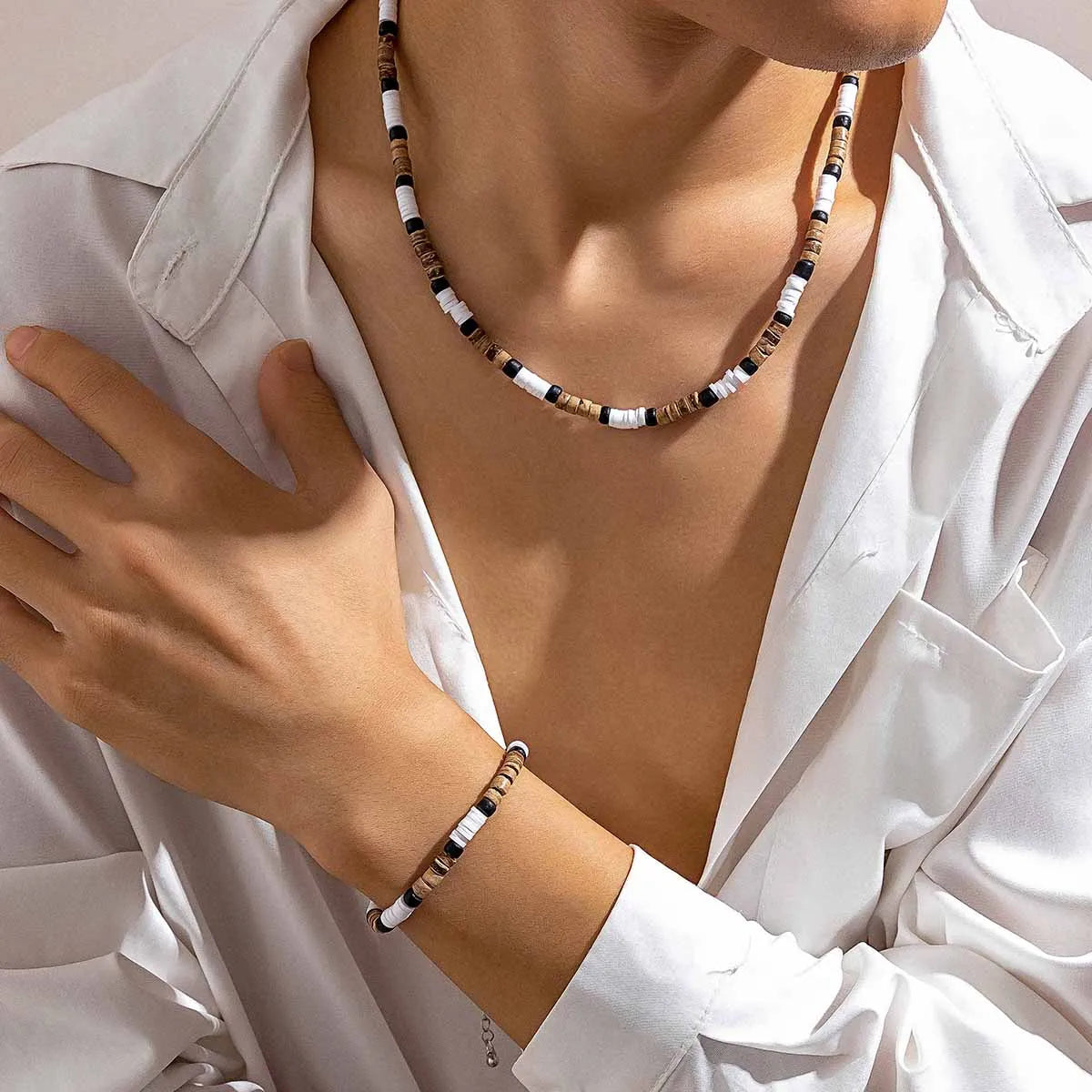 צמיד ושרשרת לגבר