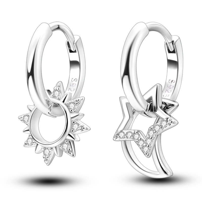 עגילי שמש וכוכב