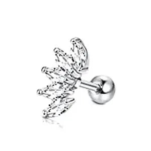 עגיל בודד חצי שילוב